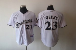 milwaukee brewers 23 weeks jerseys white