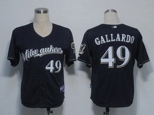 milwaukee brewers 49 gallardo blue cool  base