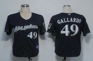 milwaukee brewers 49 gallardo blue cool base