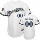 milwaukee brewers home custom mlb jersey milwaukee brewers home custom mlb jersey