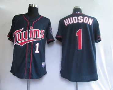 minnesota twins 1# hudson blue jerseys