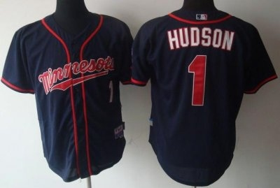 minnesota twins 1 hudson dk.blue mlb jersey