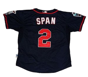 minnesota twins 2010 twins 2 span blue cool base jersey