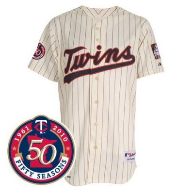 minnesota twins 33 justin morneau 3rd w50th season patch