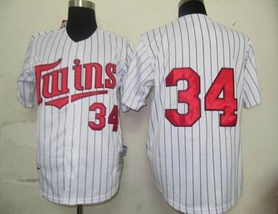 minnesota twins 34 puckett white mn