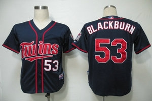 minnesota twins 53 blackburn dark blue