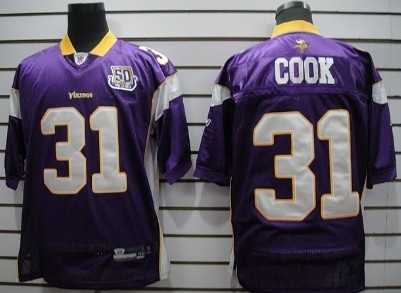 minnesota vikings #31 cook purple with 50th jersey minnesota vikings #31 cook purple with 50th jersey