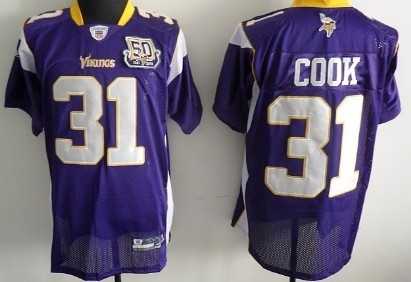 minnesota vikings 31 cook purple with 50th jersey minnesota vikings 31 cook purple with 50th jersey