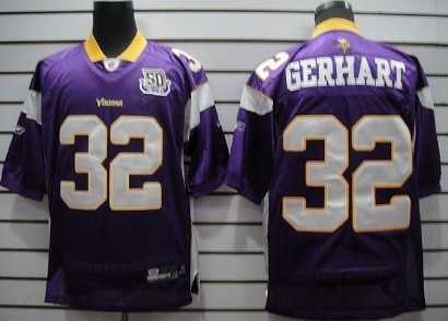 minnesota vikings 32 gerhart purple with 50th jersey minnesota vikings 32 gerhart purple with 50th jersey