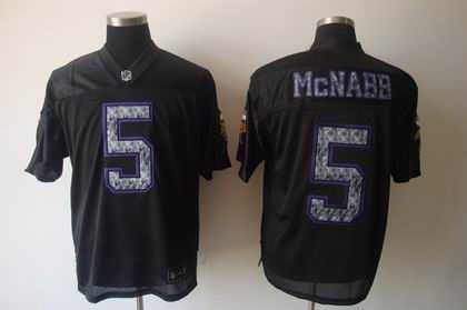 minnesota vikings 5 donovan mcnabb black sideline minnesota vikings 5 donovan mcnabb black sideline