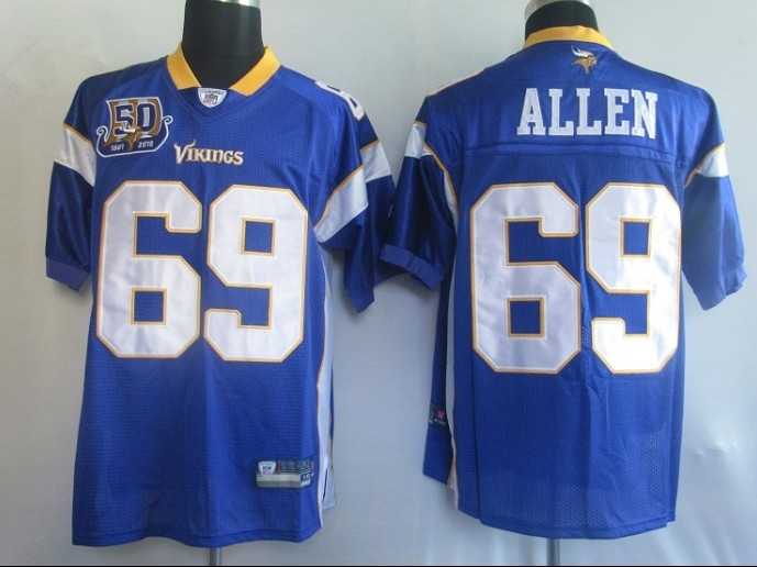 minnesota vikings 69 jared aleen purple [50th minnesota vikings 69 jared aleen purple [50th
