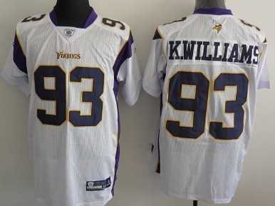 minnesota vikings 93 k williams white jersey minnesota vikings 93 k williams white jersey
