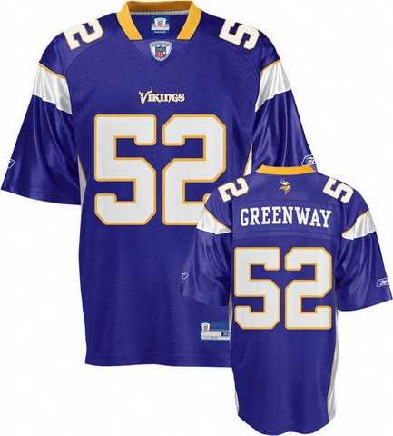 minnesota vikings chad greenway 52 purple jersey minnesota vikings chad greenway 52 purple jersey