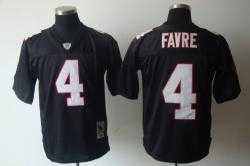 minnesota vikings rookie #4 brett favre black jerseys