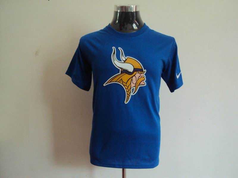 minnesota vikings sideline legend authentic logo dri-fit t-shirt blue