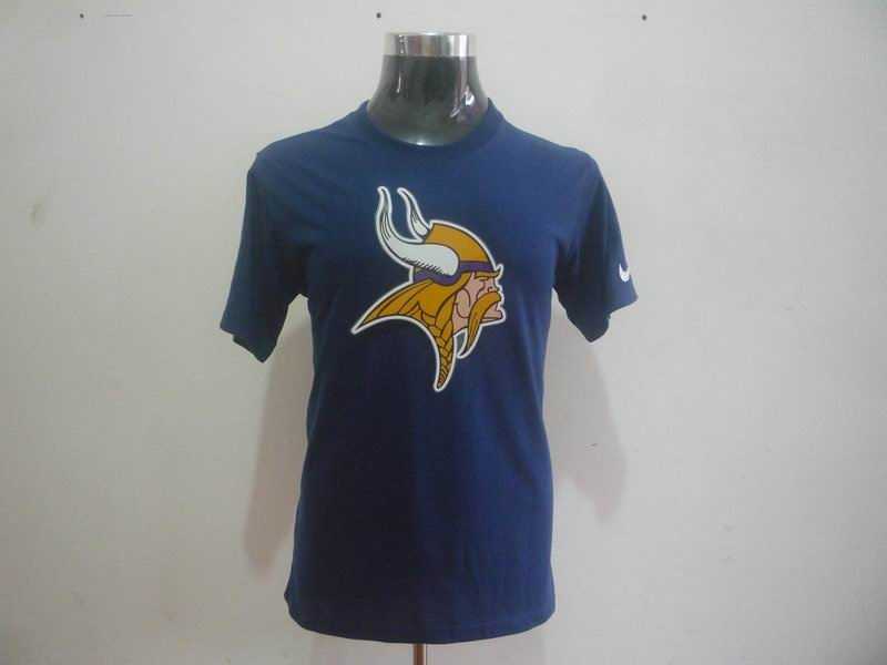 minnesota vikings sideline legend authentic logo dri-fit t-shirt d.blue