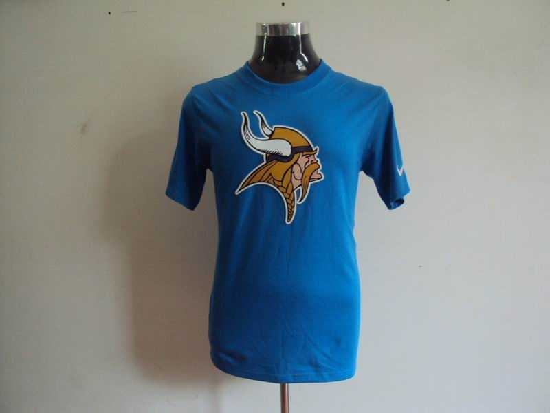 minnesota vikings sideline legend authentic logo dri-fit t-shirt l.blue