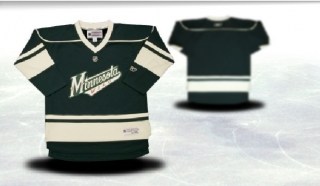 minnesota wild youth green third jersey (blank or customized) minnesota wild youth green third jersey (blank or customized)