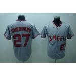mlb anaheim angels #27 guerrero grey