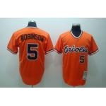 mlb baltimore orioles #5 robinson m&n orange