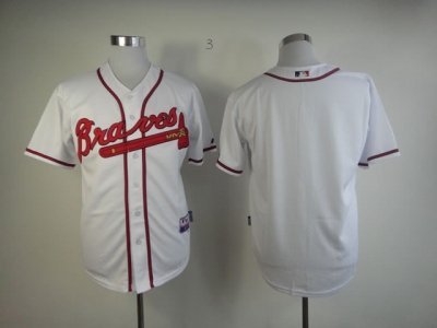 mlb jerseys atlanta braves blank white