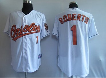 mlb jerseys baltimore orioles 1# roberts white