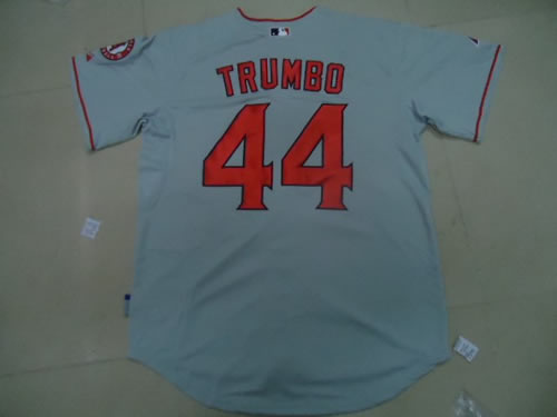 mlb jerseys los angeles angels 44 trumbo grey jerseys