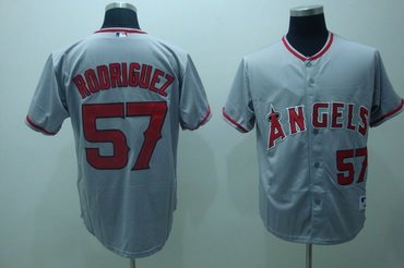 mlb jerseys los angeles angels 57 francisco rodriguez grey