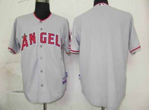 mlb jerseys los angeles angels blank grey