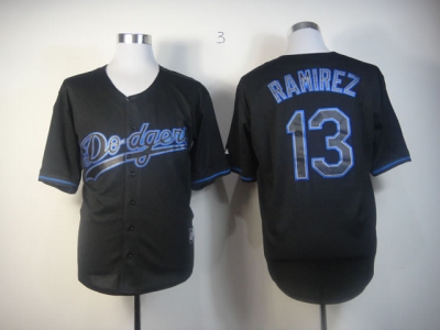 mlb jerseys los angeles dodgers #13 ramirez black(fashion)