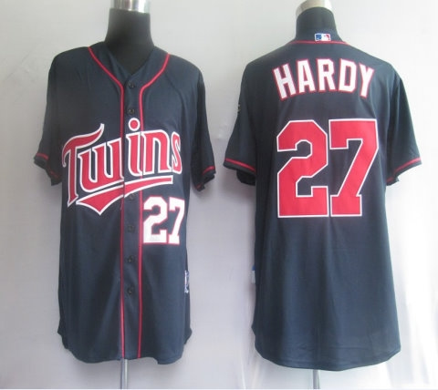 mlb jerseys minnesota twins 27# j.hardy blue
