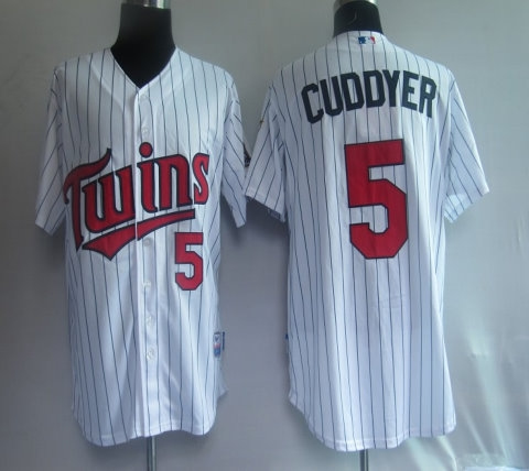 mlb jerseys minnesota twins 5# cuddyer white