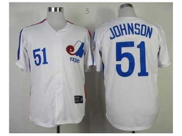 mlb jerseys montreal expos #51 johnson m&n white mlb jerseys montreal expos #51 johnson m&n white