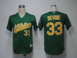 mlb jerseys oakland athletics 33 devine green