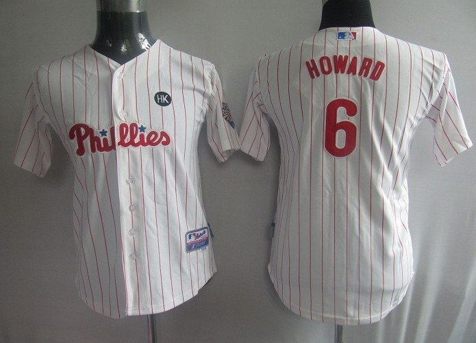 mlb jerseys philadelphia phillies 6 ryan howard pinstripe kids mlb jerseys philadelphia phillies 6 ryan howard pinstripe kids