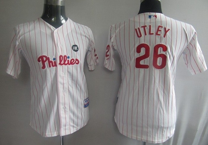 mlb jerseys philadephia phillis 26 chase utley pinstripe kid mlb jerseys philadephia phillis 26 chase utley pinstripe kid