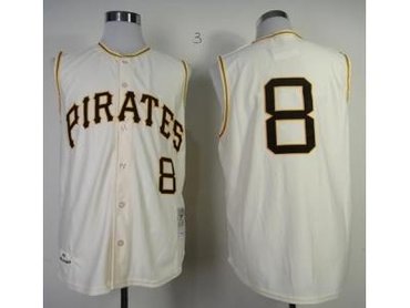 mlb jerseys pittsburgh pirates #8 stargell cream[1962 m&n]
