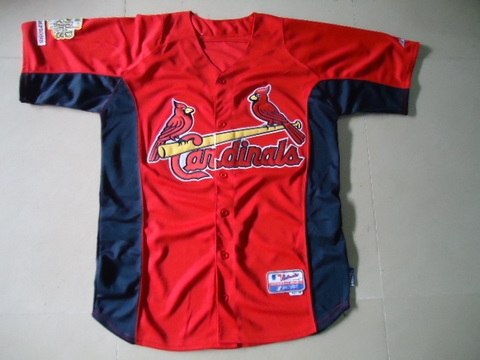 mlb jerseys st.louis cardinals blank red