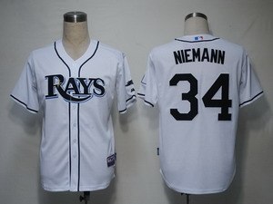 mlb jerseys tampa bay rays 34 niemann white cool base