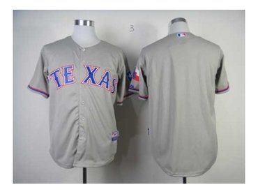 mlb jerseys texas rangers blank grey