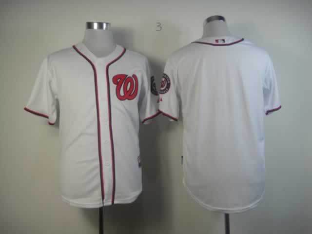 mlb jerseys washington nationals Blank white