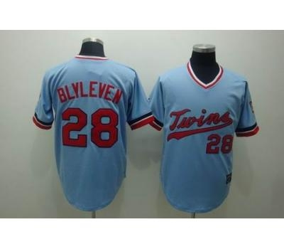 mlb minnesota twins #28 blvleven m&n lt,blue