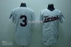 mlb minnesota twins #3 killebrew white jerseys