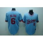 mlb minnesota twins #6 oliva baby blue