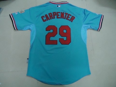 mlb st.louis cardinals 29 carpenter blue