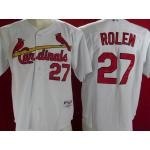 mlb st.louis cardinals rolen #27 white