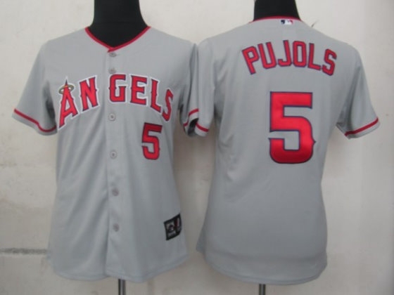 mlb women jerseys los angeles angels 5 pujols grey mlb women jerseys los angeles angels 5 pujols grey