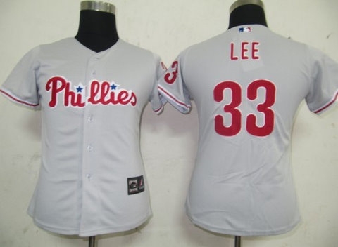 mlb women jerseys philadephia phillis 33 lee grey mlb women jerseys philadephia phillis 33 lee grey