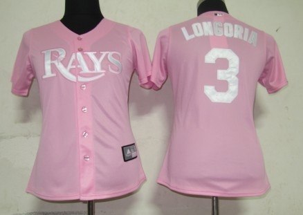 mlb women jerseys tampa bay rays 3 longoria pink mlb women jerseys tampa bay rays 3 longoria pink