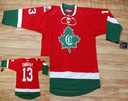 montreal canadiens #13 alex tanguay red jersey